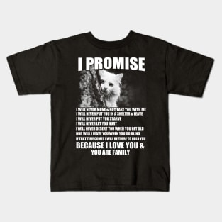 I Promise you Cat Kids T-Shirt